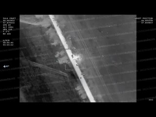 Lancet destroys an enemy MLRS near Krasny Liman