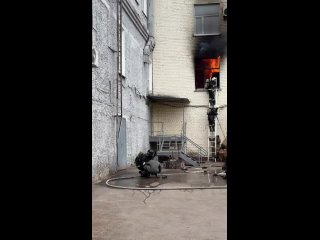 Пожар 🧯 в одном из офисов по ул.