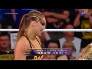 Ronda Rousey vs Alexa Bliss summer slam