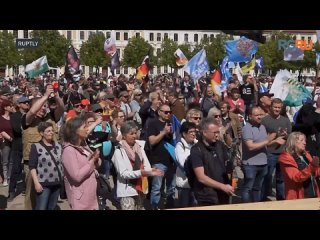 В Германии прошел митинг против поставок оружия Киеву