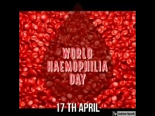 🔴 🩸Всемирный день гемофилии 

Отмечается по инициативе Всемирной организации здравоохранения и Всемирной федерации гемофилии.