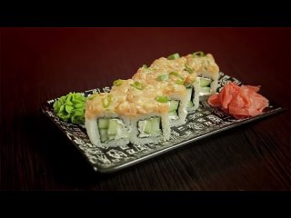 Как приготовить ролл Острый лосось (Суши Шоп, Sushishop) (1)