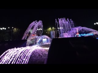 свето музыкальный фонтан  часы 28 апреля 2024.город уфа проспект