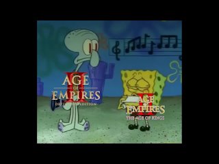 Battle of Age of Empires 2 soundtracks [Spongebob Meme]