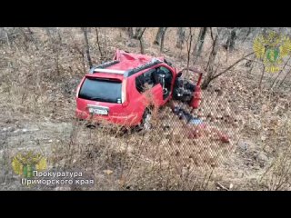 В результате ДТП с грузовиком и легковушкой в Приморье погибли два человека — водитель Nissan, который выехал на встречку, и его