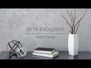 Seta exclusive White base coloured in grey shade.