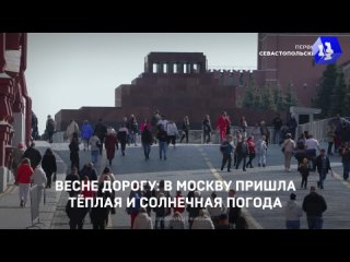 Весне дорогу: в Москву пришла тёплая и солнечная погода