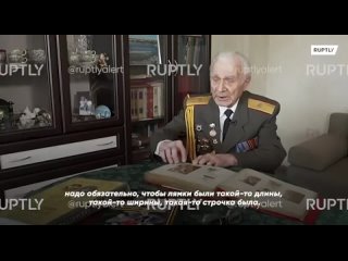 99-летний ветеран из Екатеринбурга шьет шопперы для благотворительности