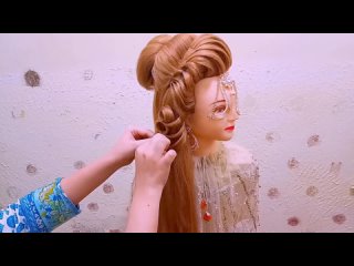 A-J Beauty Parlour- - Kashees Bridal Hairstyles ｜ Front Layer Puff Hairstyles Step By Step ｜ Pakistani Bride Hairstyles
