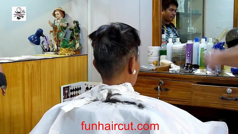 FUNHAIRCUT channel Lady s long hair shaved off FULL