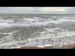В Азовском море начался шторм