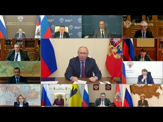 ⭐️ Владимир Путин провел совещание с членами правительства по реализации идей, которые были озвучены в Послании Федеральному соб