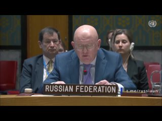 Выступление Постоянного представителя В.А.Небензи на заседании СБ ООН по поставкам западных вооружений Украине