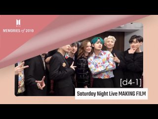 BTS - Memories 2019 D4-1 Saturday Night Live MAKING FILM ( Русская озвучка )