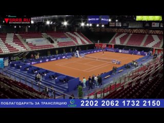 Теннис. 🇷🇺 Анастасия Павлюченкова - 🇫🇷 Элис Роббе. WTA 250  Руан. 16 апреля 2024.