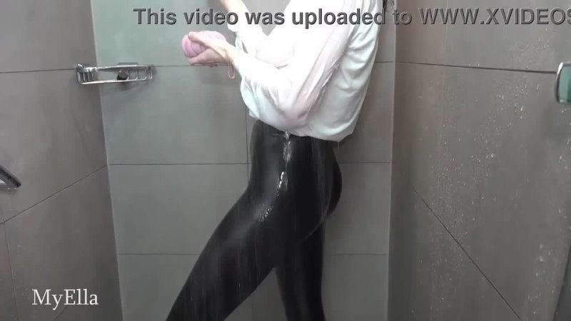 Ella taking a soapy shower in shiny legging with blowjob-XVideos-80214183-hls-1080p