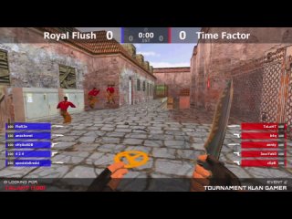 Финал турнира по CS 1.6 от проекта ““Klan Gamer““ [Time Factor -vs- Royal Flush] 1map @kn1feTV