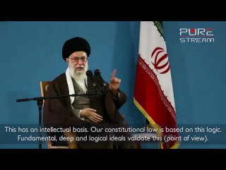 Iran's Supreme Leader Sayyed Ali Khamenei explains Death to America is not against the American people, but is against t