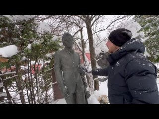 У меня умер папа 🥺 сугробы на Новодевичьем кладбище _ могила Аркадия Райкина в день памяти