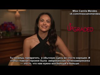 Русские субтитры | Интервью в рамках промо-тура фильма  «Повышение» (о латиноамериканских девушек в кино)