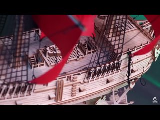 Корабль “Утренняя звезда“ с красными парусами от Lemmo