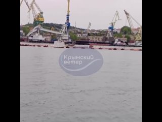 Booms have finally appeared in Sevastopol