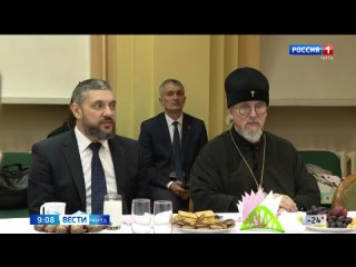 Александр Осипов и митрополит Димитрий встретились за чашкой чая с семьями погибших участников СВО