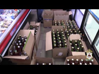 Нижегородские полицейские изъяли почти тонну незаконно реализовывавшегося алкоголя