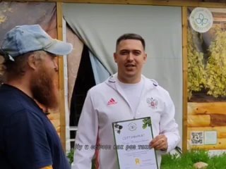 Вручение сертификатов о прохождении курса мастер пара и парения в бане. Оренбург.