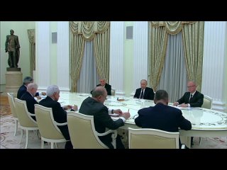 Леонид Слуцкий на встрече с Владимиром Путиным