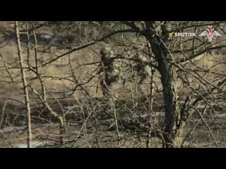 Russian troops destroyed camouflaged Ukrainian strongholds near Kupyansk