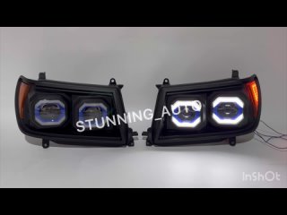 Фары передние Toyota Land Cruiser 100 2 линзы Видео от Stunning_auto/Тюнинг авто