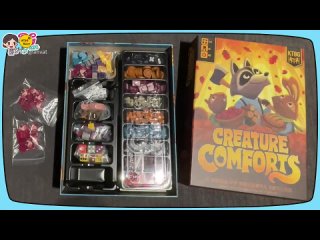 Creature Comforts (Kickstarter Edition) 2022 | Creature Comforts excited unboxing! Перевод