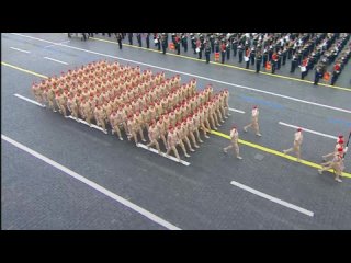 As fue el desfile militar en la Plaza Roja por el Da de la Victoria