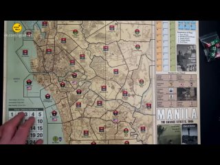 Manila: The Savage Streets, 1945 2024 | Solo Wargame - Manila The Savage Streets | World War 2 Wargame Board... Перевод