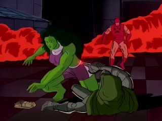 Mike yc2201 She-Hulk breaks her restraints
