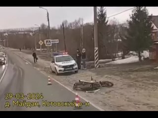 ДТП с мотоциклом д. Майдан Кстовского района