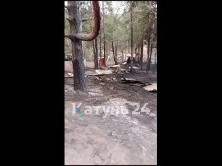 30 туристических магазинов сгорело ночью на Алтае