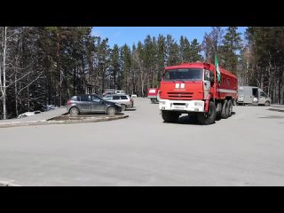 Лесопожарный автопатруль встретили в Красноярске и Дивногорске