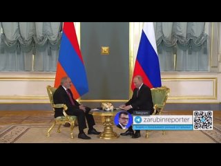 Incontro bilaterale Putin - Pashiniyan