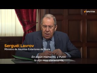 Lavrov indica que Rusia tiene que mover la línea desde la que Ucrania puede atacar
