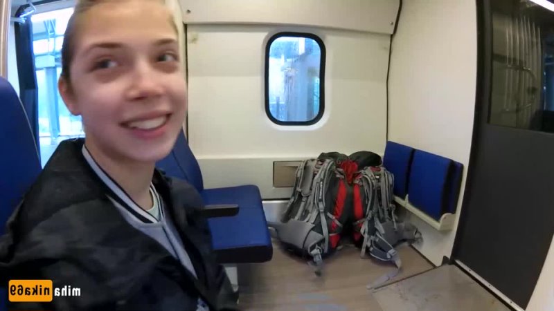 MihaNika69 - Real Public Blowjob in the Train, POV Oral Creampie Русская Russian Анал Пизда Anal Gape Pussy Sex Fuck Секс Teen