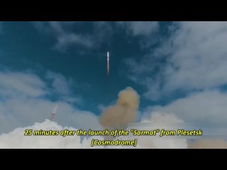 Test flight of Sarmat NATO Classification: Satan-2 ICBM