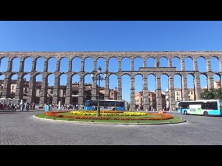 Сеговия! Древний акведук / Aqueduct of Segovia/ Acueducto de Segovia, España,