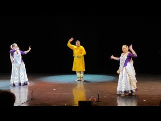Выступление гуру Ашвани Нигама и Светланы Нигам, Назаровой Татьяны Юрьевна с классическим индийским танцем, Гала-концерт к 20-ле