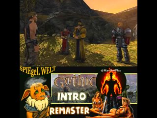 Gothic I Intro - Version mit einer alternativen Dialogszene und dem Senden des Helden (von MaxHot)