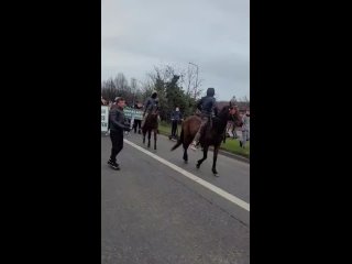 Ireland hit by major anti-immigration protests led by furious youths on horseback