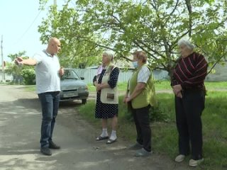 В городе Комсомольское  был проведен сход граждан