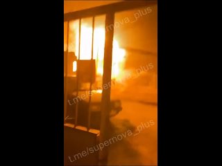 Ракетный удар по военному эшелону на ж/д станции Синельниково в Днепропетровске