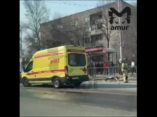 Жёсткое ДТП произошло в Хабаровске из-за 77-летнего водителя - один человек попал в больницу